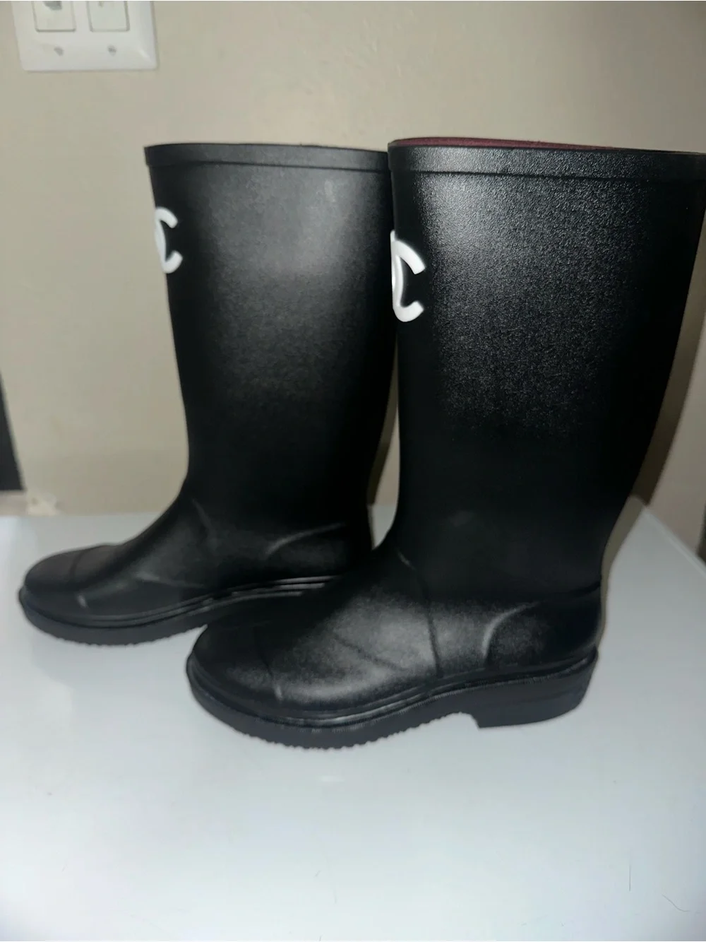 CHANEL Black Boots Women’s Size 8